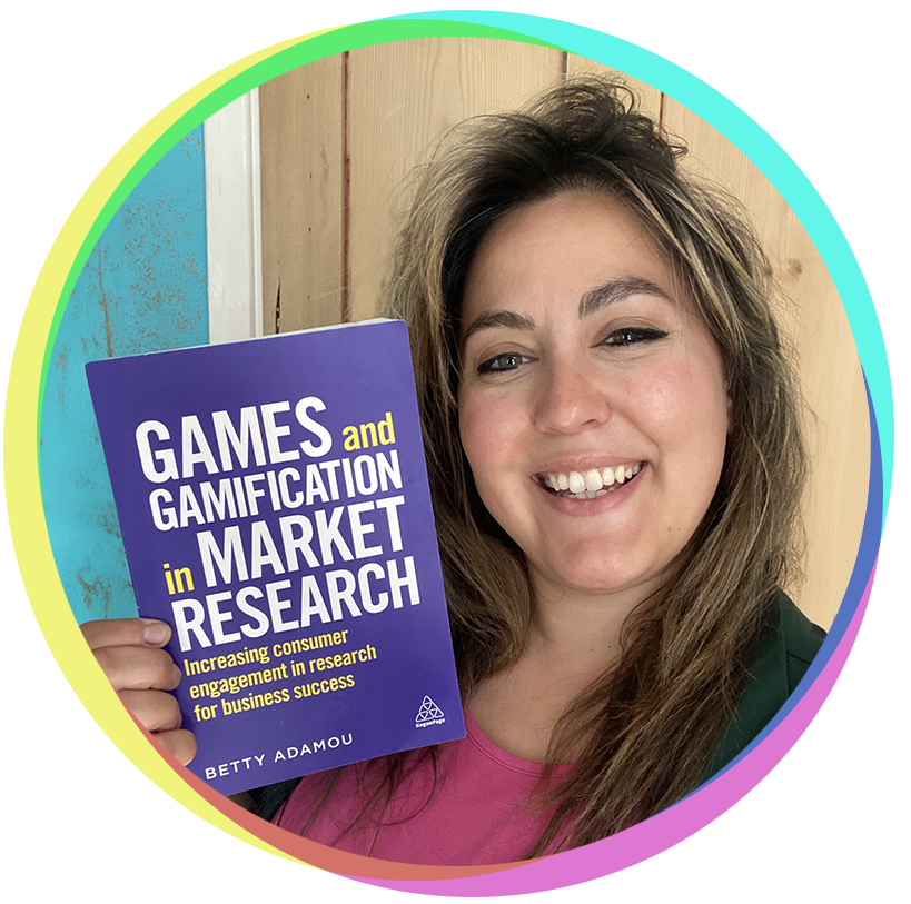Betty Adamou Gamification in Market Research book with colour wheel